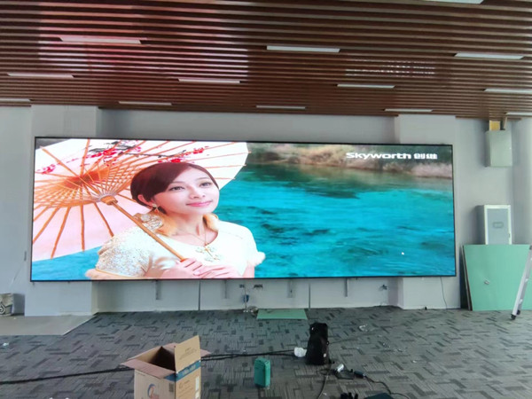 贵州P1.53led小间距屏安装案例